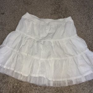 White skirt